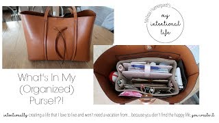 Whats In My Organized Purse  Spring Edition  My Intentional Life [upl. by Ais]