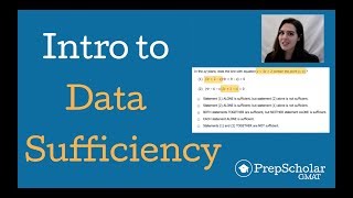 Online Lesson Introduction to GMAT Data Sufficiency [upl. by Adiuqram]