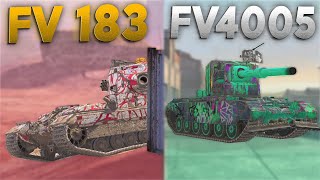 WOTB  FV215B 183 vs FV4005 [upl. by Soo541]