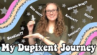 MY DUPIXENT ONE YEAR UPDATE  how to give yourself an injection my diet skin care routine etc [upl. by Strep]