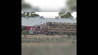 Tanami Transport Kenworth T904 With Epic Jake Brake Sound kenworth [upl. by Esbensen298]