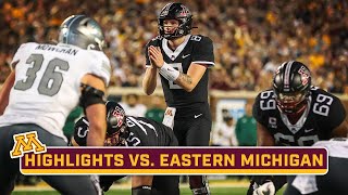 Eastern Michigan at Minnesota  Highlights  Big Ten Football  Sept 9 2023 [upl. by Auguste808]