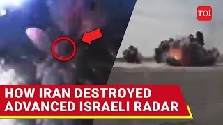 Iranian Guided Missile Destroys Hightech Israeli Radar At Nevatim Iran Releases Video From Oct 1 [upl. by Bergeman721]