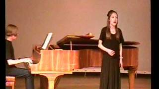 Susanna Proskura child opera singer 11 years quotWiegenliedquot [upl. by Annaid359]