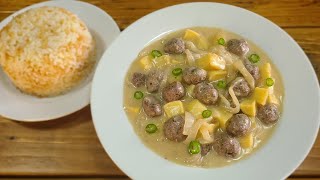 كفتة بالبطاطا والطحينة ولا أروع tasty kofta and potatoe with tahini sauce [upl. by Erbma]