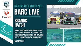 BARC LIVE  Brands Hatch  November 4th 2023 [upl. by Nalat]