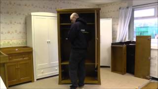 Flat Pack Wardrobe Assembly made easy [upl. by Alleuqahs]