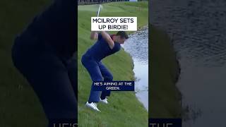 McIlroys INCREDIBLE shot sets up SUPERB birdie putt 😱 [upl. by Close]