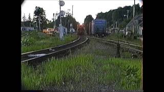 Guilford SD39SD40s at Danville Junction Maine August 1989 [upl. by Courtnay73]