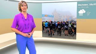 Weervrouw Sabine Hagedoren met het Vlaamse weerbericht van donderdag 9 mei 2024 op VRT 1 [upl. by Becka]