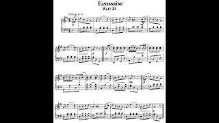 Beethoven  Ecossaise in G major WoO 23 [upl. by Haag]