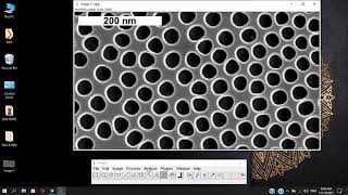 How to measure the surface porosity and SD of a nanoporous surface using ImageJ software [upl. by Ginzburg]