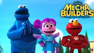 SESAME STREET  MECHA BUILDERS 🌟 Kids Toys SesameStreet [upl. by Nimesay]