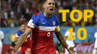 Top 10 Fastest Goals In World Cup History [upl. by Yanffit215]