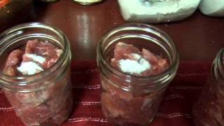 Canning Meat Raw Pack method [upl. by Brien821]