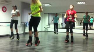 Exercises 2013  Kangoo jumps workout  fitness club 99  buftea  romania [upl. by Arlan299]