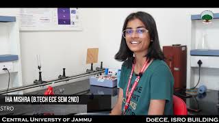 CANSAT Launch 2024 by DoECE students Central Univeristy of Jammu at ISRO Ahmedabad [upl. by Hamel]