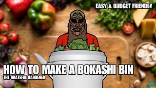 How To Make A Bokashi Bin For Composting Cheap And Easy [upl. by Nahgam]