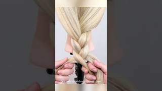 How To Braid Hair For Complete Beginners  3 Strand Braid  Quick 2 Minute Basic Braid Hairstyle [upl. by Hernandez]