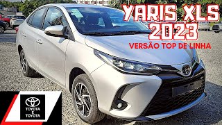 TOYOTA YARIS XLS 2023 15 SEDAN 0KM COM TSS DETALHES DO INTERIOR E EXTERIOR [upl. by Eislel466]