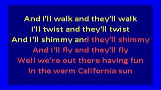 Ramones  California Sun karaoke [upl. by Reiners169]