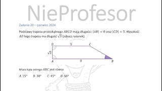 MP 21 202406 zadanie 20 matematyka PP [upl. by Lennard]