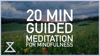 20 Minute Guided Meditation for Mindfulness [upl. by Adella13]