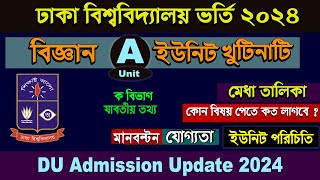 Dhaka University admission Circular 2024DU ka unit Admission Circular 202324DU Admission Apply [upl. by Hepsiba504]