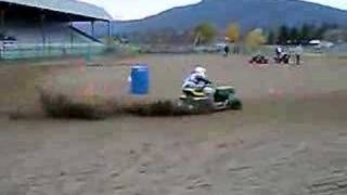 lawn mower racing in BC what a blast [upl. by Anovad272]