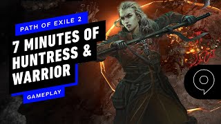 Path of Exile 2  7 Minutes of Warrior amp Huntress Gameplay  gamescom 2023 [upl. by Kelleher]