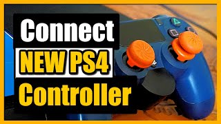 How to Connect New PS4 Controller to PS4 Fix If Not Pairing [upl. by Seften58]