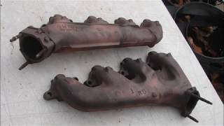 1970 Chevelle SS 396 Exhaust Manifolds Dated 3916178 3909879 [upl. by Yer]