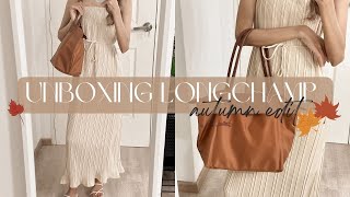 UNBOXING LONGCHAMP  AUTUMN EDIT [upl. by Aihsirt]