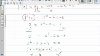 Finding the coordinates of points on a curve with a given gradient [upl. by Drofwarc]