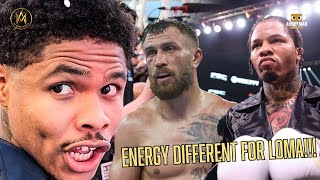 SHAKUR ENERGY DIFFERENT FOR GERVONTA DAVIS FIGHT VS VASILIY LOMACHENKO [upl. by Kissee]