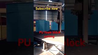 PU foam block cutting for circular ✅🎁realfree pufoam ytshorts shortsfeed shorts [upl. by Standice]