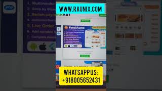 How to make a multi vendor Food delivery app  Food ordering app like zomato  Raunix [upl. by Whiteley300]