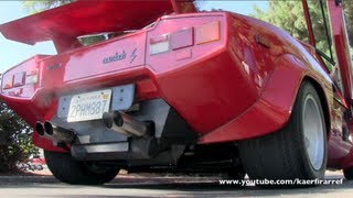 Lamborghini Countach LP5000 S Startup [upl. by Artaed522]