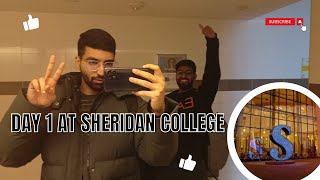 Day 1 at Sheridan college HMC campus canada vlogs india students mississauga college [upl. by Paryavi385]