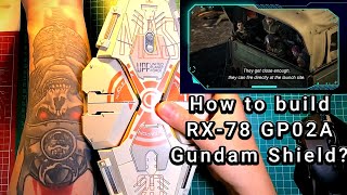 How to build RX78 GP02A Gundam Shield Mechanicore Kit Everything You Need to Know  Gunpla Guide [upl. by Asiral]