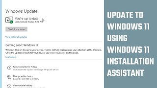 Update Windows 10 to 11 using Windows 11 Installation Assistant [upl. by Denae467]