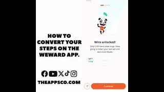 How to convert your steps on the WeWard app [upl. by Edee]