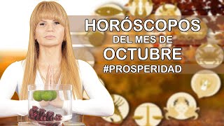 Horoscopos del Mes de Octubre mhonividente tarot horoscopo riqueza [upl. by Eelymmij]