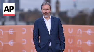 Dune Part Two director Denis Villeneuve on sandworm riding Timothée Chalamet  AP interview [upl. by Esertap]