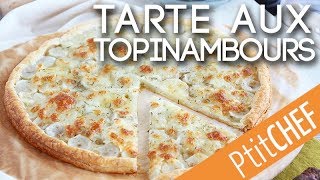 Recette de tarte feuilletée aux topinambours  Ptitchefcom [upl. by Aicnetroh]