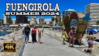 FUENGIROLA Spain Vibrant city summer 2024 Costa Del Sol andalusia 4k [upl. by Eidnam]