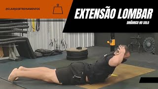 Extensão lombar solo [upl. by Yblocaj]