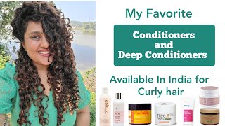 CurlyWavy hair Conditioners amp Deep conditioners India Favorite curly hair products Part 2 [upl. by Sorensen645]