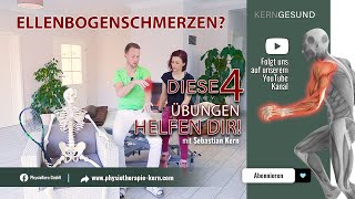 Ellenbogenschmerzen 4 Übungen und du bist schmerzfrei [upl. by Keifer]