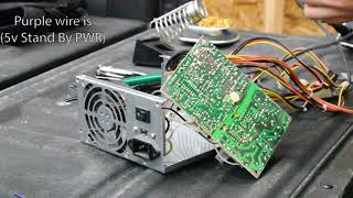 Making a 12V power supply from a PC PSU [upl. by Nawud]